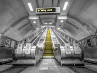 London Tube Escalators tapete