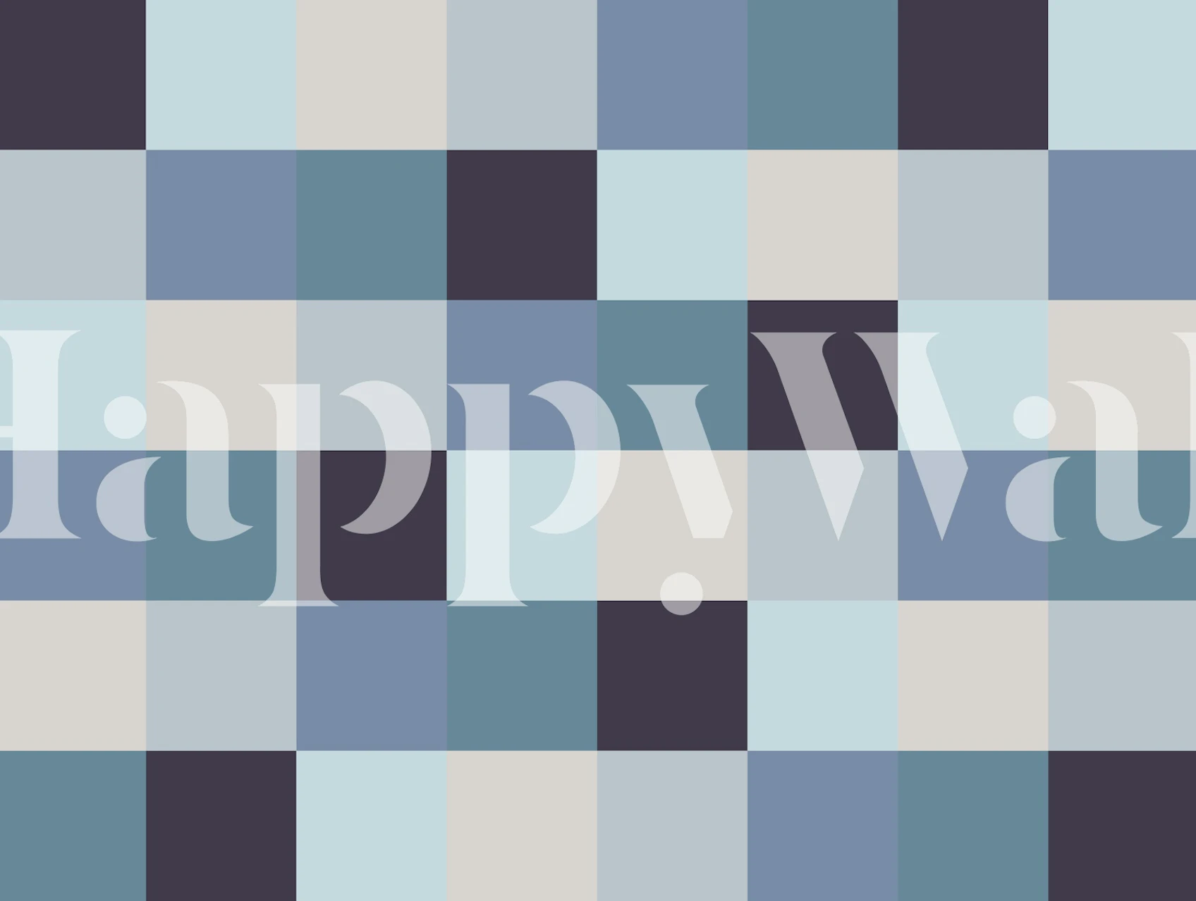 Tapeta Modern Check 3 zobrazená v místnosti