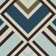 Retro diamond graphic teal