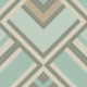 Retro diamond graphic pale aqua beige