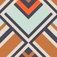 Retro diamond graphic cognac