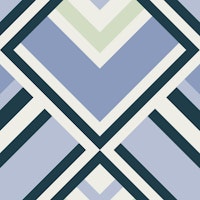 Retro diamond graphic blue tapetit