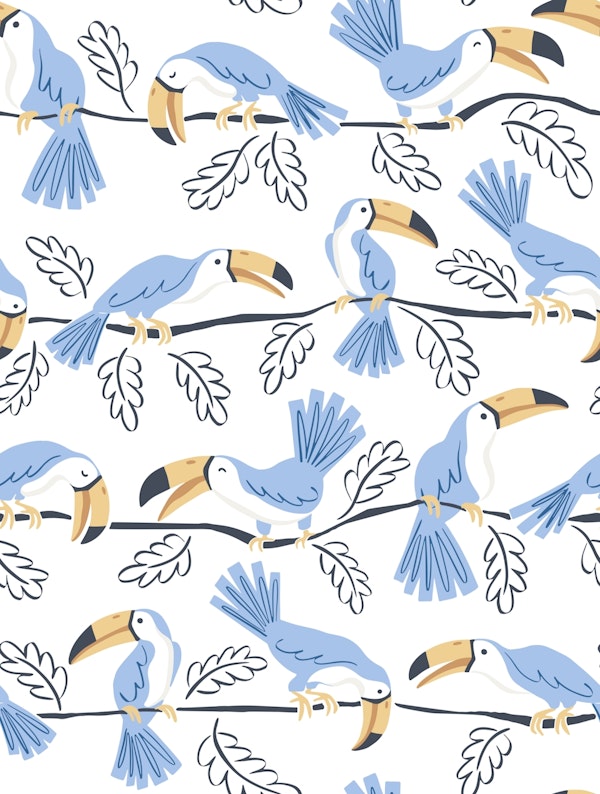 Toucan stripe - blue