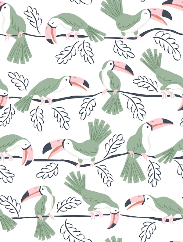 Toucan stripe - green