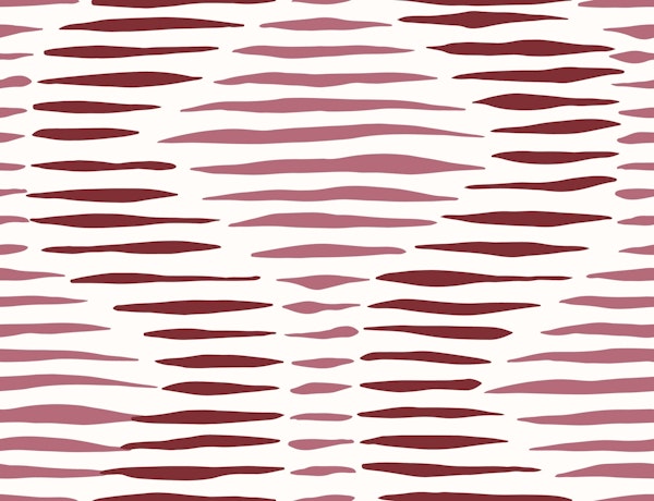 Boho ogee stripes - mauve