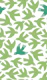 Papercut birds - green