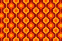 Groovy Large Abstract Geo Waves tapete