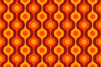 Groovy Large Abstract Geo Waves tapete