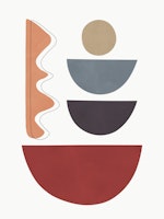 Circles and semicircles 7 behang