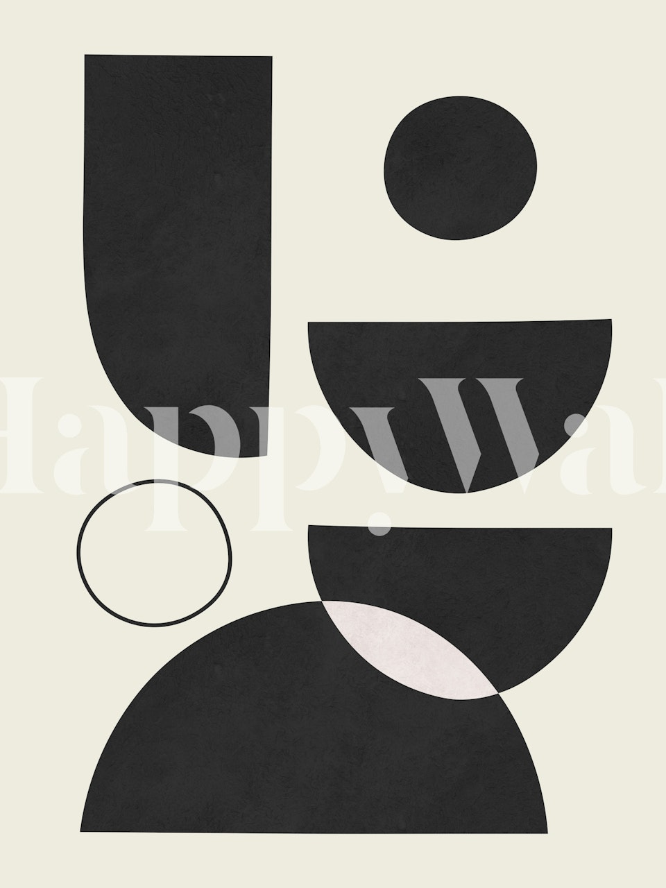 Circles and semicircles tapeta v pokoji