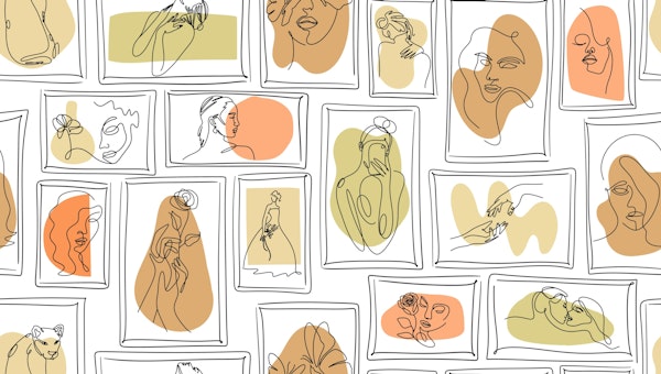 Line Art Gallery 2 white