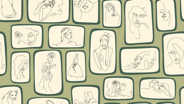 Line Art Gallery 3 green