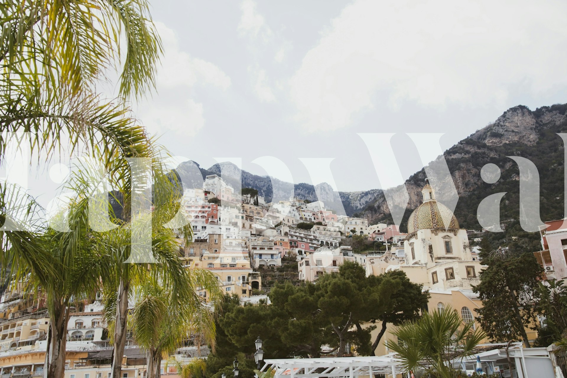 Bella Positano 11 tapet i et rom