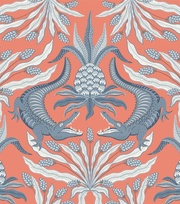 crocodiles and pineapple - orange