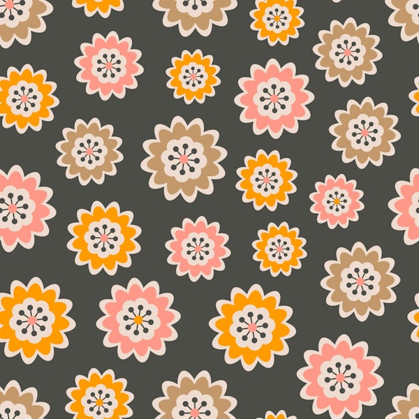 SUPER BLOOM Retro Desert Mod Floral Botanical
