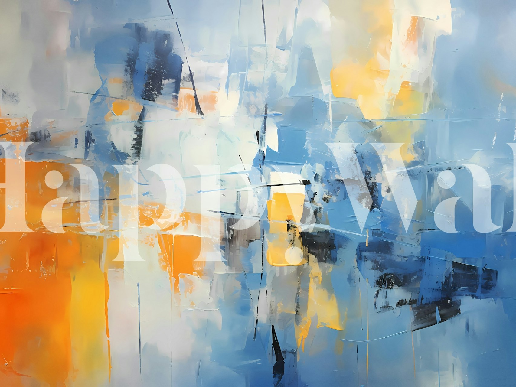 Rustic Geometric tapeta u stylish sobi