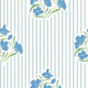 Striped floral bush