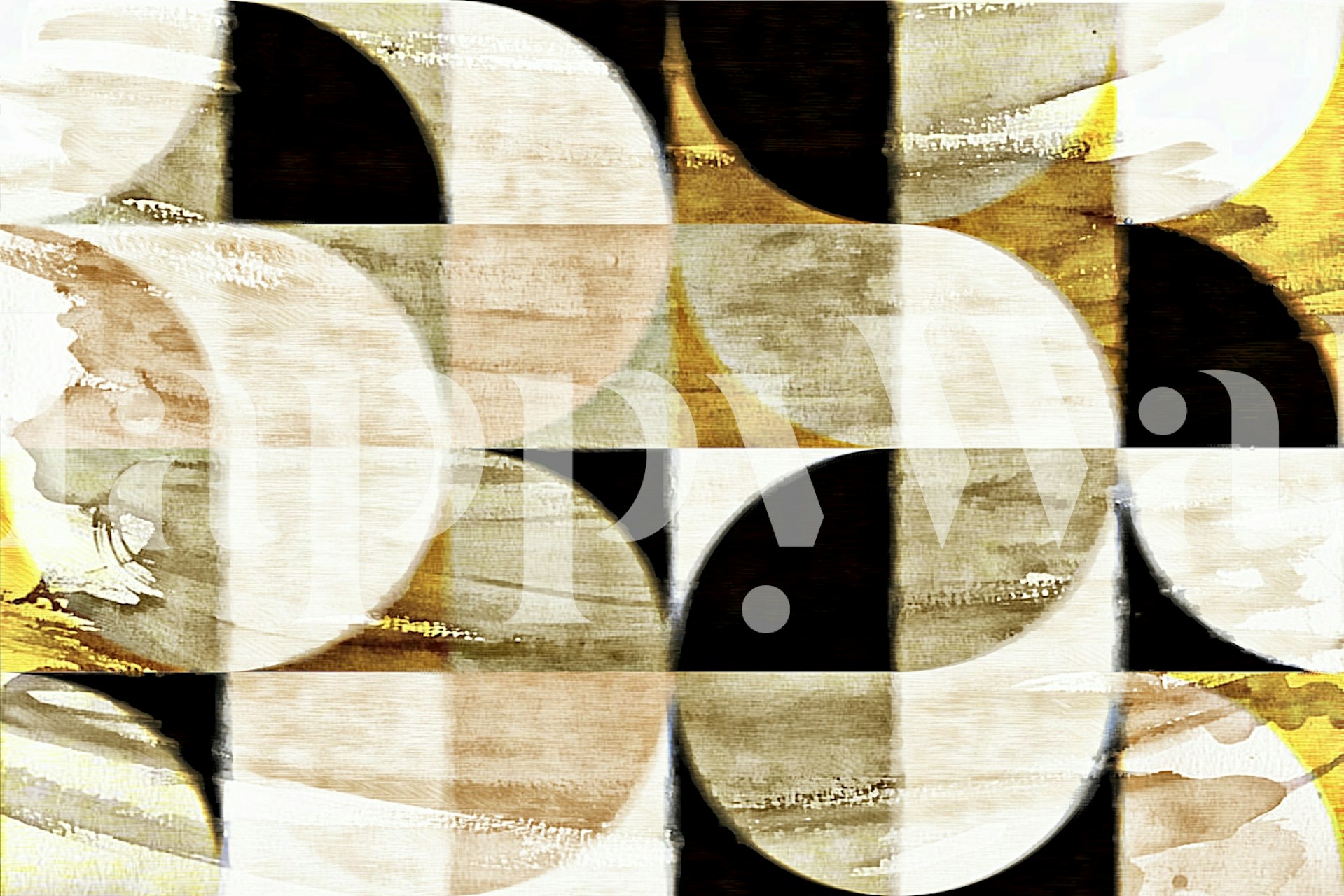 Wild Mid Century tapet i et rum