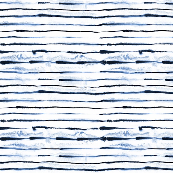 Indigo Electric Ink Stripes