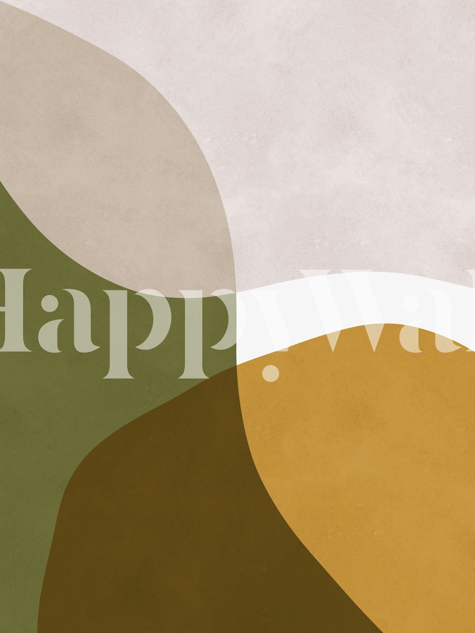 Abstract výstižné zakřivené tvary tapety v nastavování místnosti