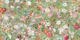 Vintage Flower Meadow 4 green background