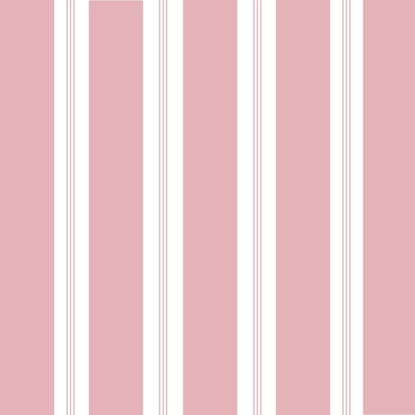 Blush White Stripes Glam 1