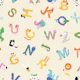 ABC's Animal Letters - Light Beige