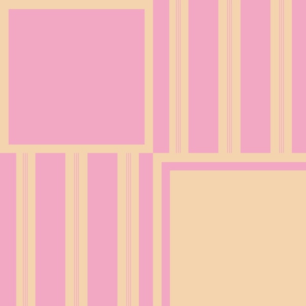 Cali Vibes Stripes Squares Glam 1