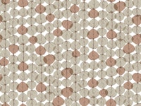 Cottonwood Leaves Botanical in natural linen papiers peint