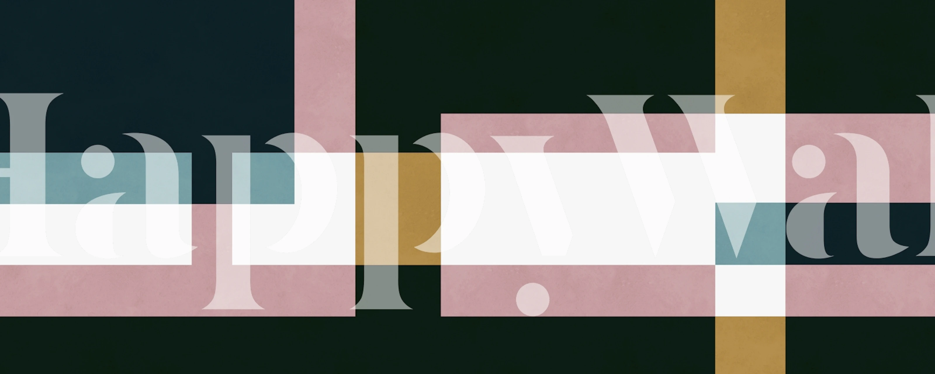 Geometric watercolor wallpaper in a modern room