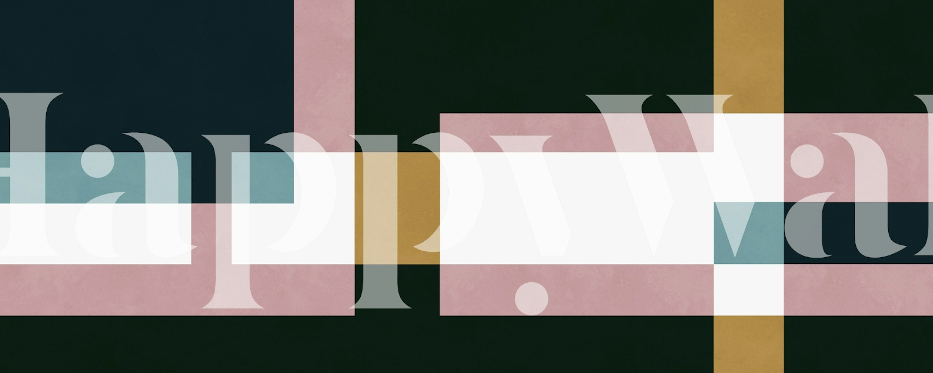 Geometric watercolor wallpaper in a modern room