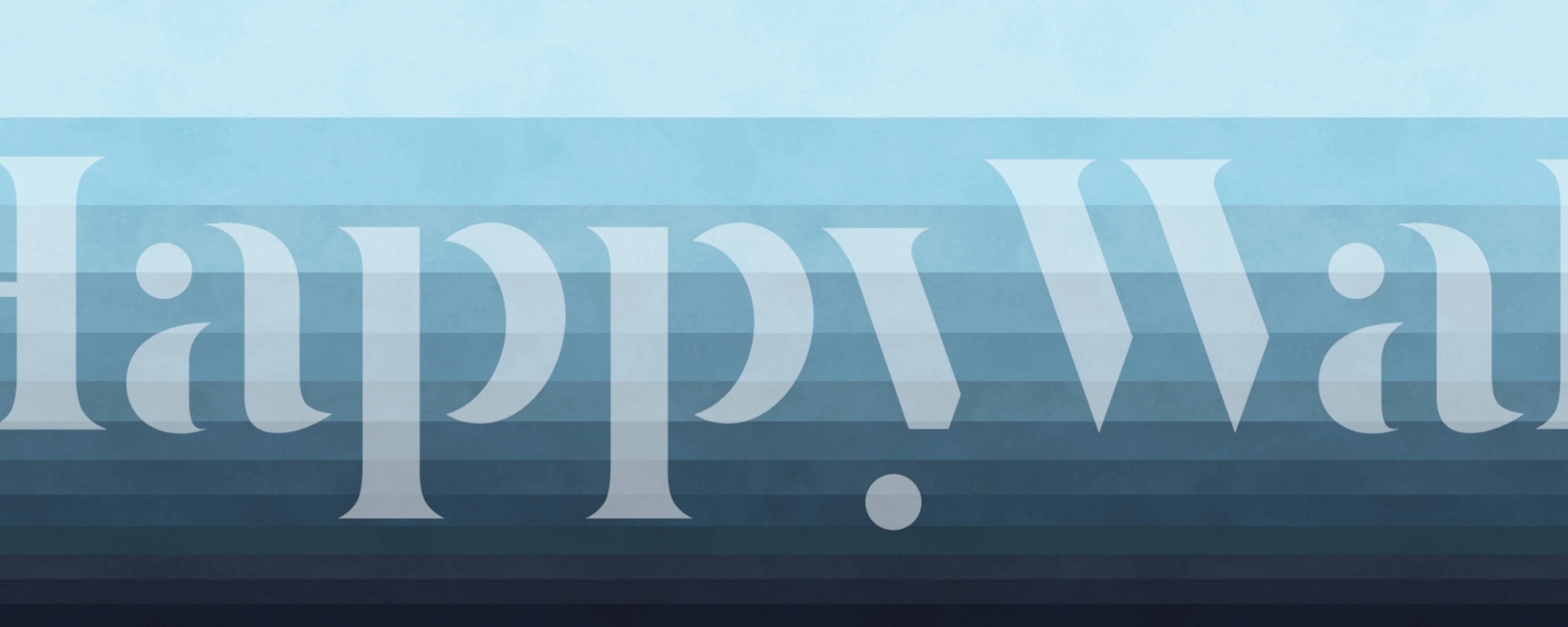 Blue Horizon 3 wallpaperdesign i et rum