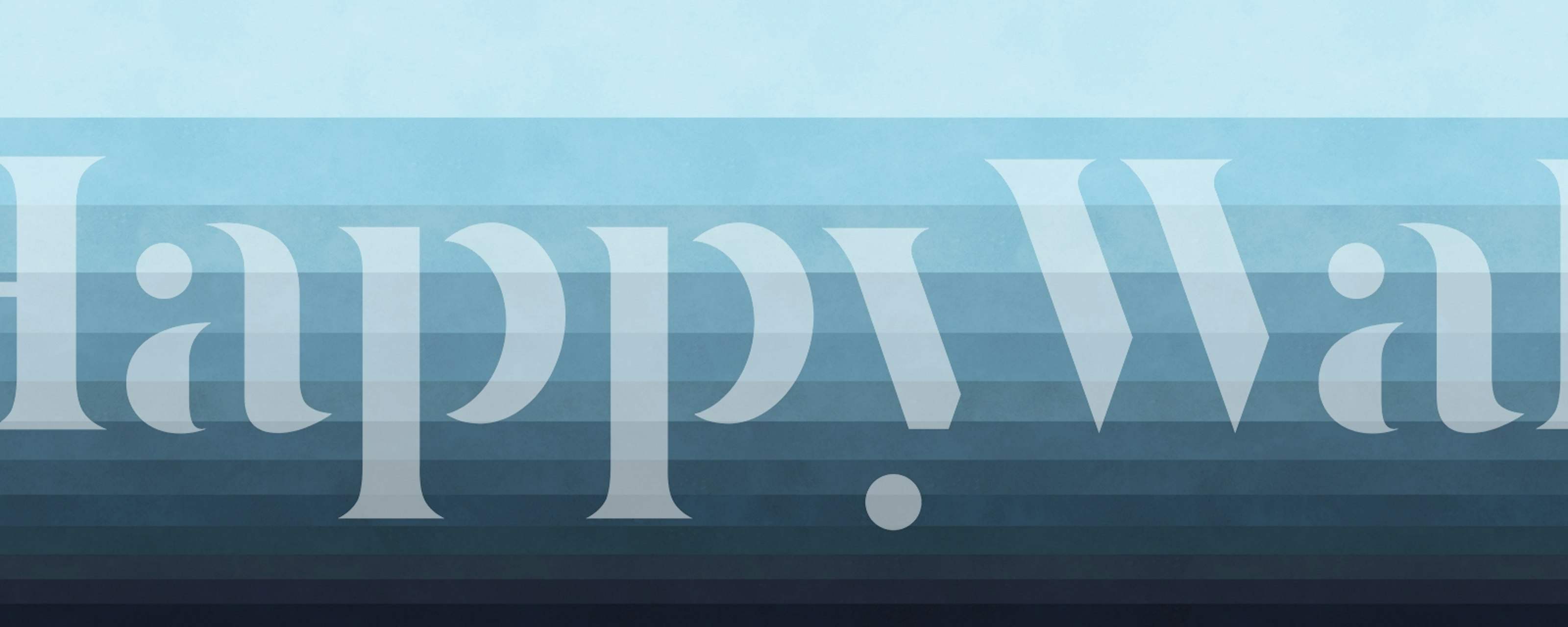 Blue gradient stripes wallpaper in various shades of blue