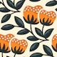 Hand drawn wildflowers pattern / 3130A