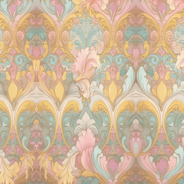 Pastel Baroque Pattern