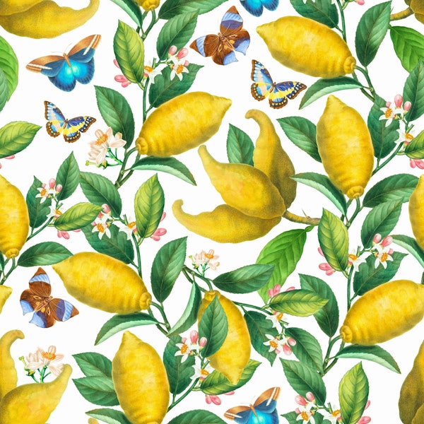 Vintage Exotic Lemon Summer