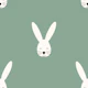 Happy Bunny sage green