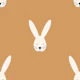 Happy Bunny mustard yellow