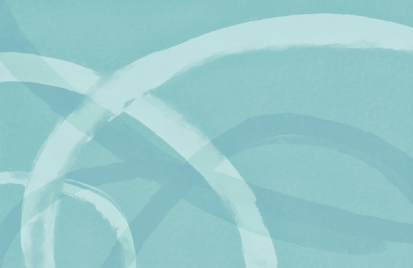 Abstract Minimalism Brush Strokes Teal