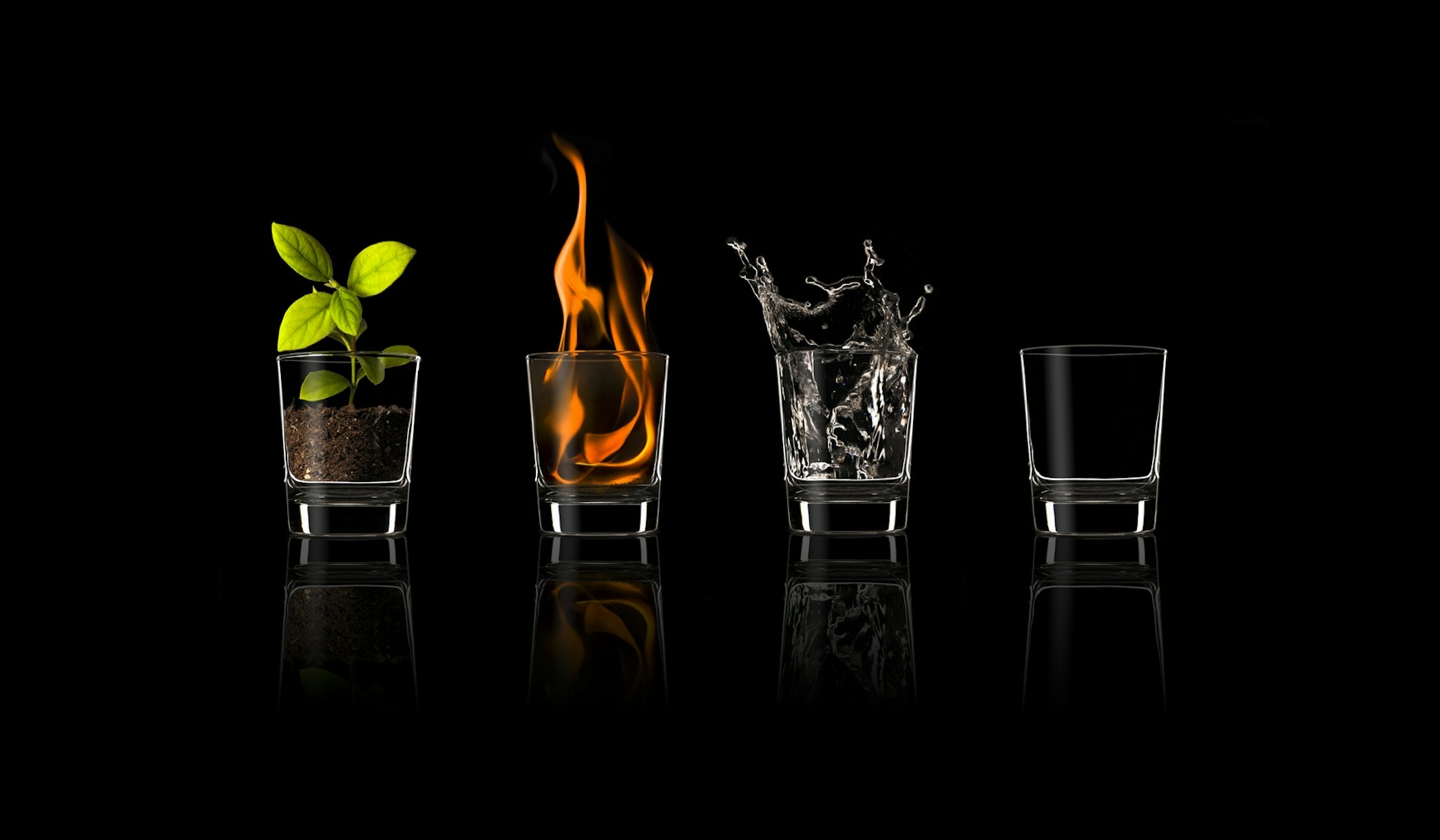 Elements Wallpaper - Modern and Minimalistic | Happywall