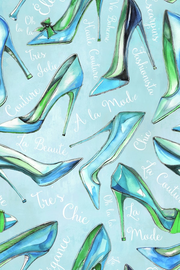 Stiletto High Heels French Chic Turquoise