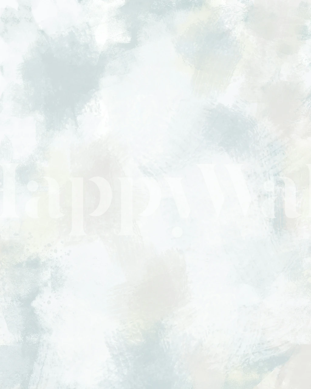 Abstract paint mural em um quarto