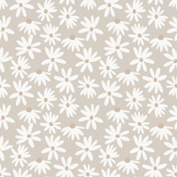Retro Summer Daisies Pattern Small 3a papiers peint