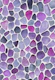 Sea Glass Shapes In Purple And Fuchsia