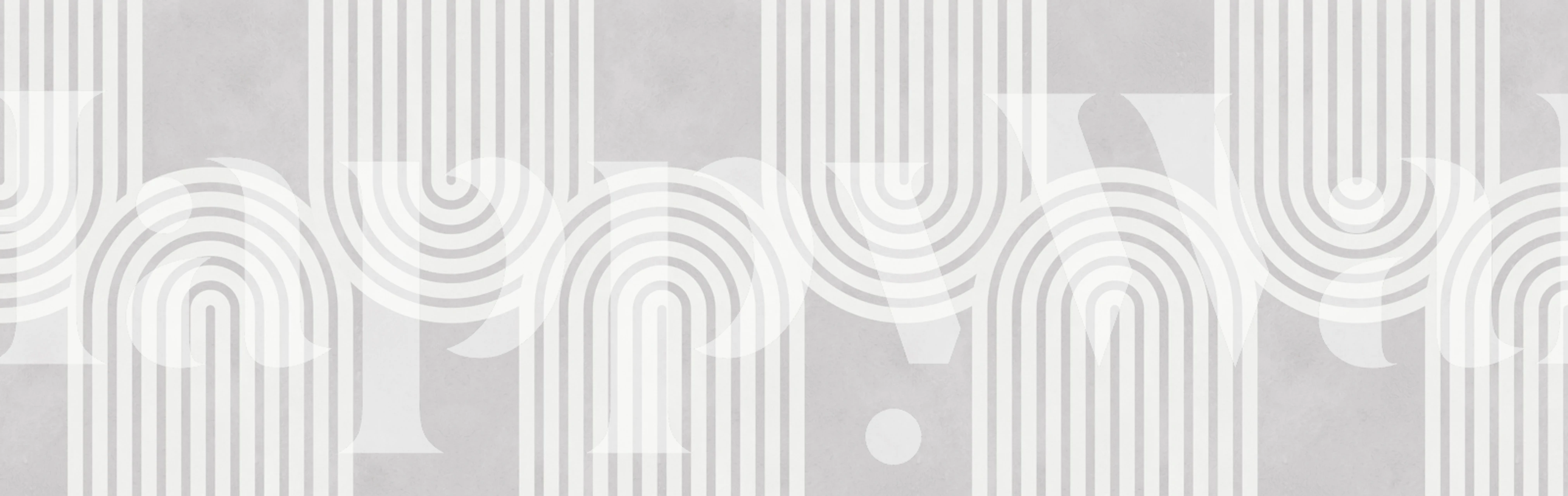 Expressive lines wallpaper in a room setting