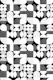 Mod Geometric Shapes & Lines - Black White