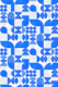 Mod Geometric Shapes & Lines - Blue