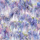 Blue Wisteria on White