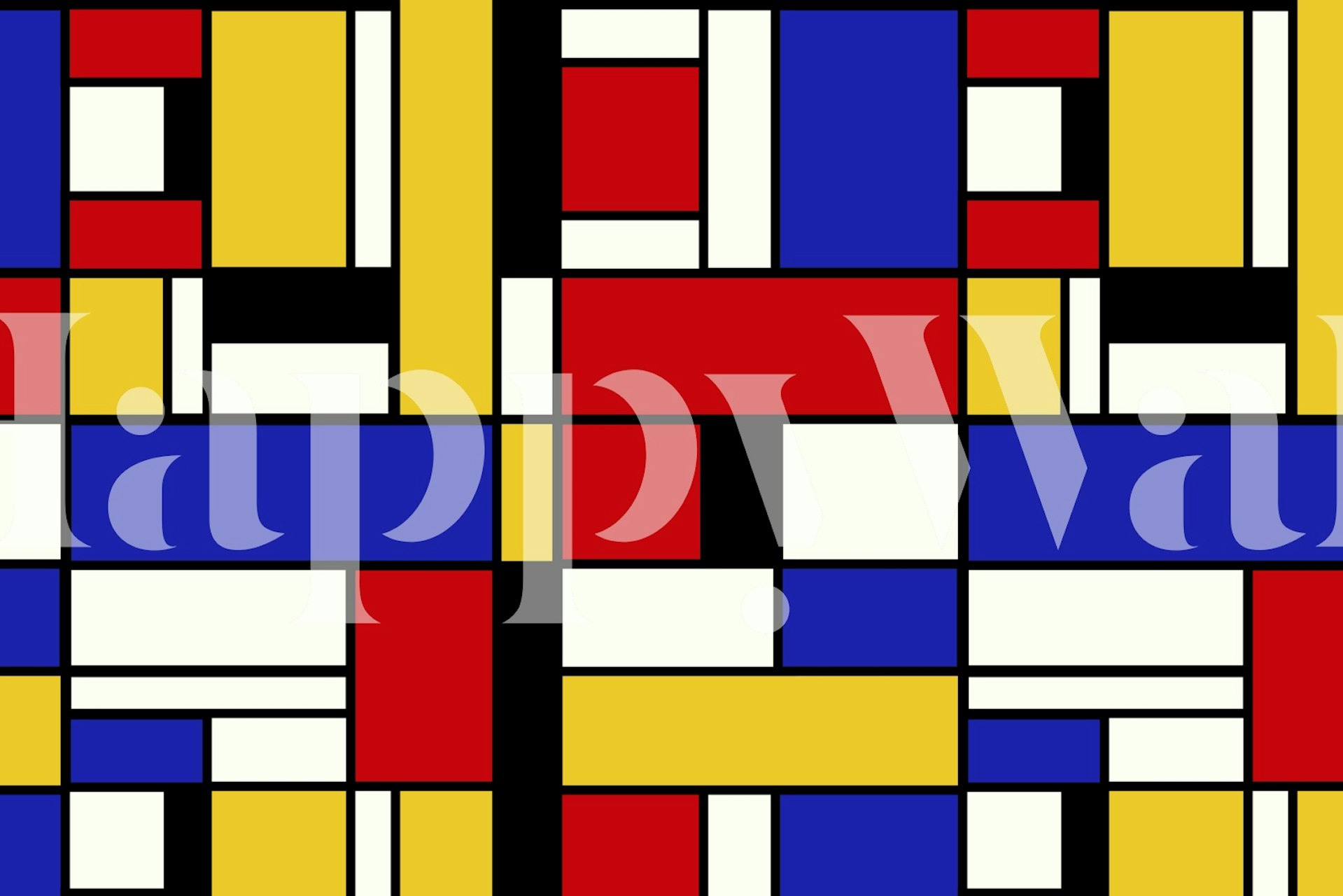 Bauhaus Classic tapet i ett modernt rum