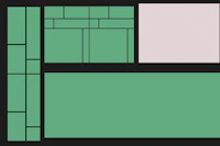 Modern Bauhaus Green Pink Black tapety
